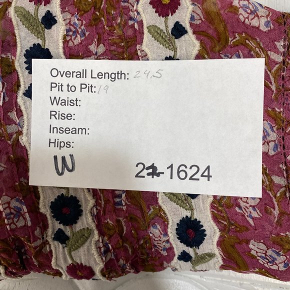 Sea New York Floral Sheer Bella Blouse Embroidered Long Sleeve Women's 4 - Picture 10 of 10